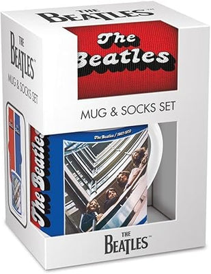 The Beatles (Red And Blue) Mug & Sock Set