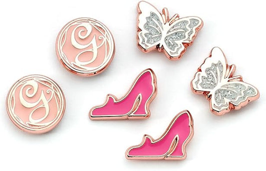 Wicked Glinda Butterlfy. G And Shoe Stud Earring Set