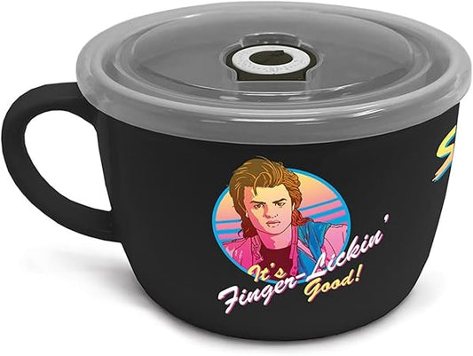 Stranger Things Logo Soup & Snack Mug