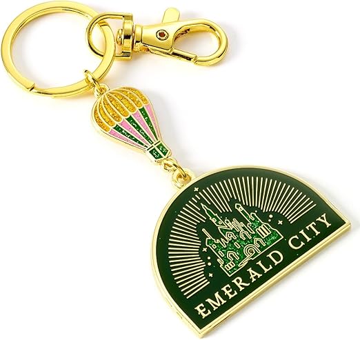 Wicked Emerals City Hot Air Balloon Keyring