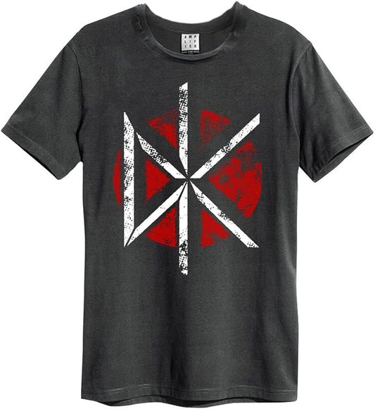 Dead Kennedys Logo Amplified Vintage Charcoal Xx Large T Shirt