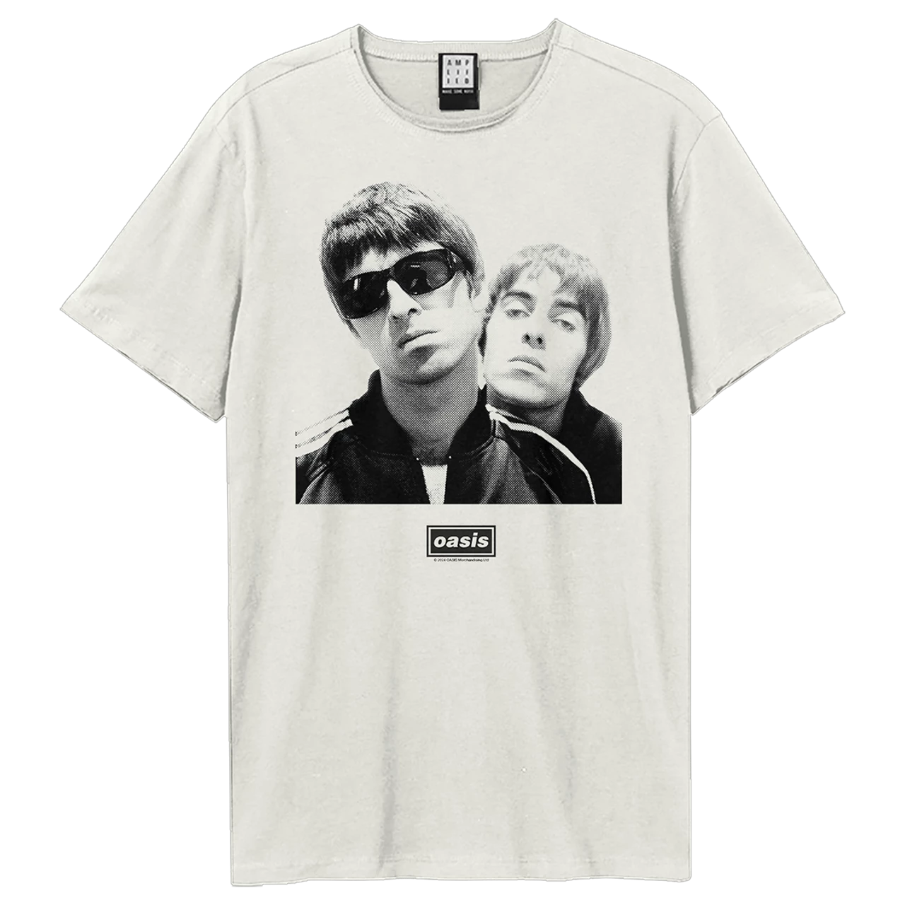 Oasis Boxed Amplified Vintage White Xx Large T Shirt
