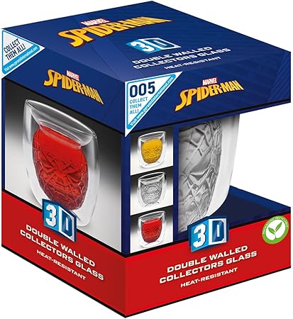Spider-Man Head 3D Feature Glass