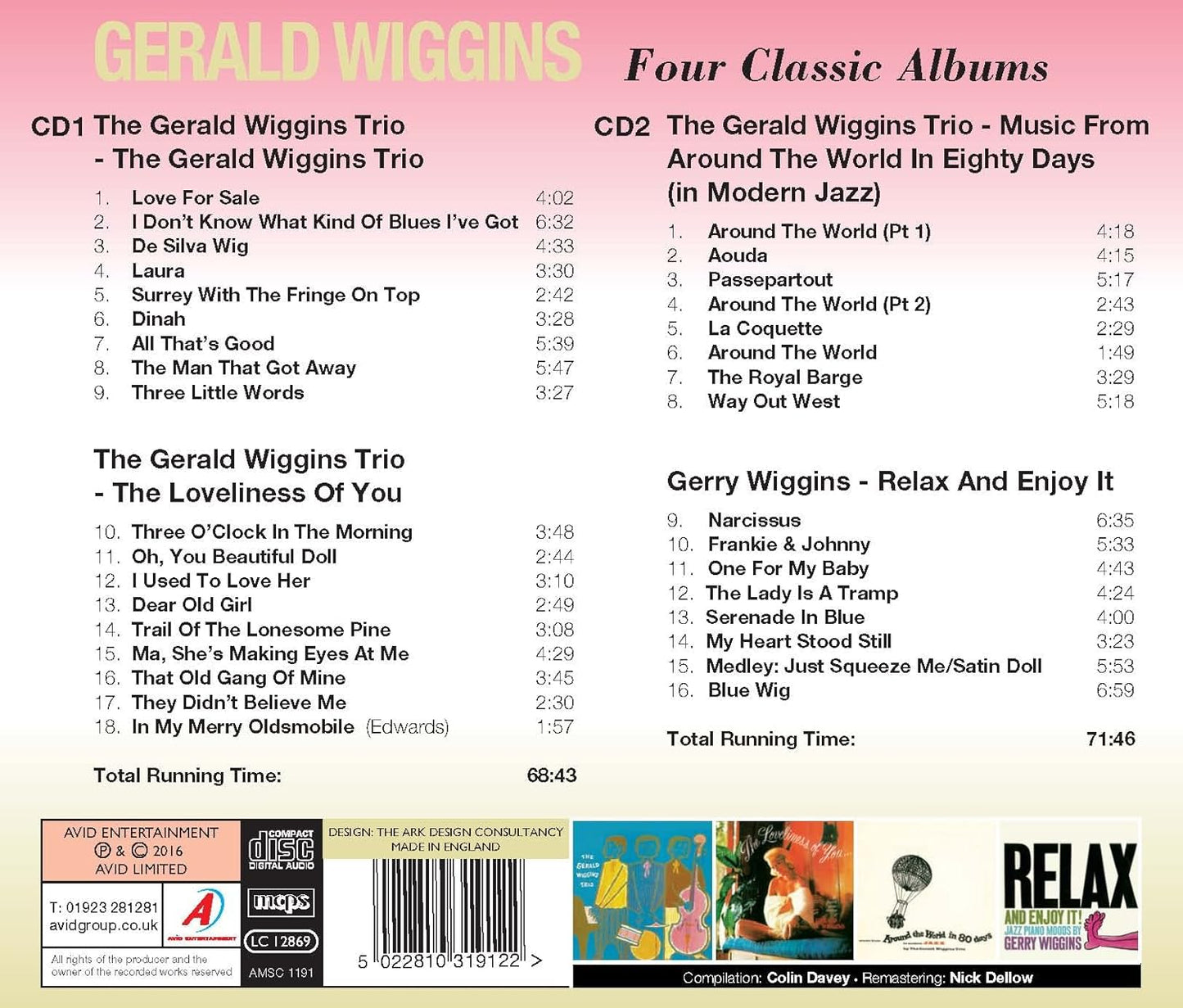 Four Classic Albums (The Gerald Wiggins Trio / The Loveliness Of You / Music From Around The World In Eighty Days / Relax And Enjoy It)