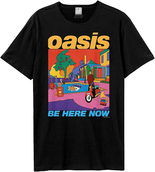 Oasis Be Here Now Colour Amplified X Large Vintage Black T Shirt
