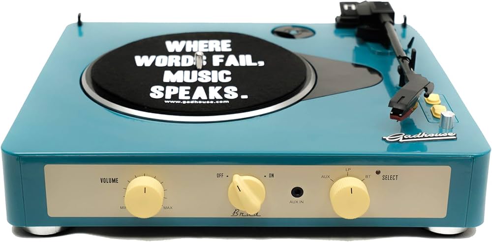 Brad Retro Record Player (Retro Green)