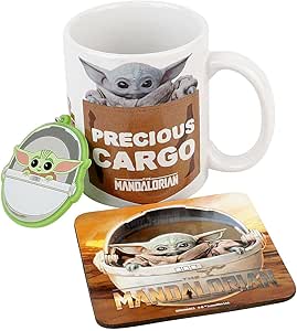 Star Wars: The Mandalorian The Child Mug Coaster & Keychain Set