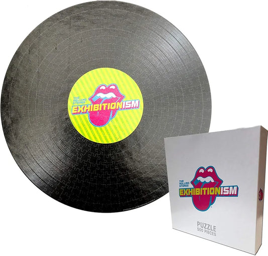 Rolling Stones Exhibitionism Record 500 Piece Jigsaw Puzzle