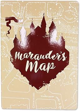 Harry Potter Marauders Map A5 Notebook (Flex)