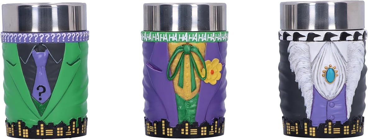 Dc Batman Super-Villain Collectible Mini Cup Set
