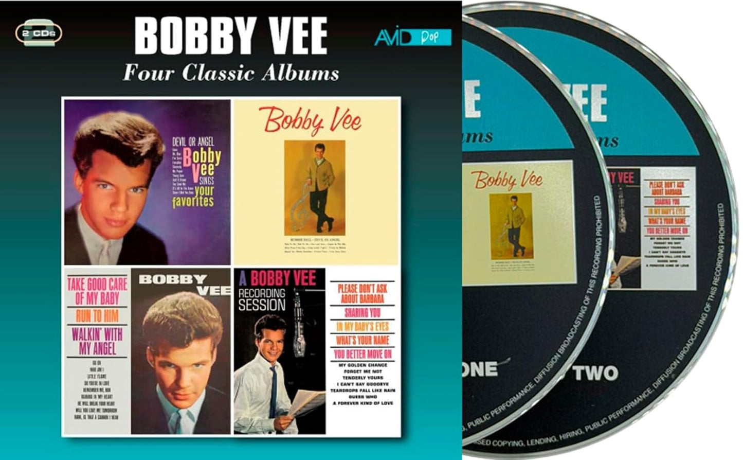 Four Classic Albums (Bobby Vee Sings Your Favorites / Bobby Vee / Take Good Care Of My Baby / A Bobby Vee Recording Session)