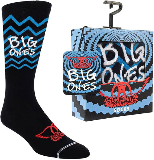 Aerosmith Crew Socks In Gift Box (One Size)