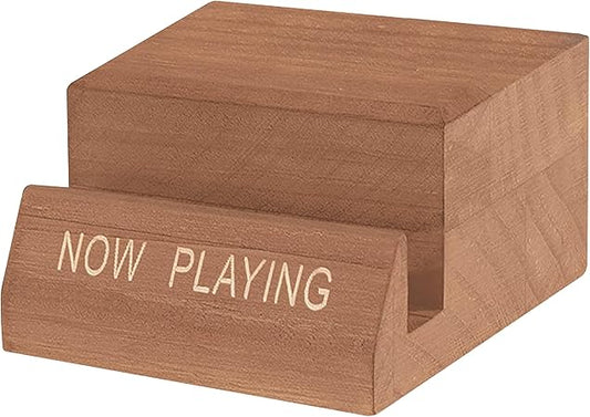 Vinyltonic Now Playing Wooden Stand