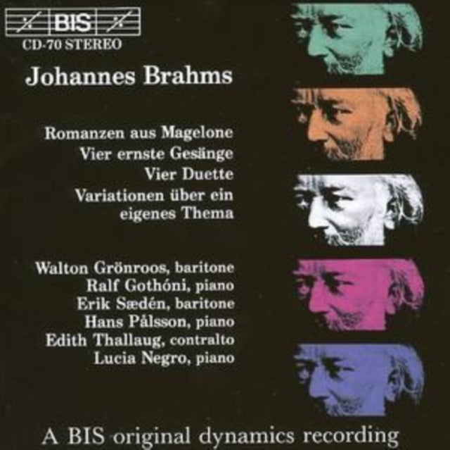 Romanzen Aus Magelone, Op.33/vier Ernste Gesange/vier Duette