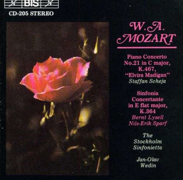Piano Concerto No. 21 (Wedin, Stockholm Sinfonietta, Scheja)