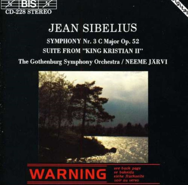 Symphony No. 3 and Suite from King Cristian Ii (Jarvi)