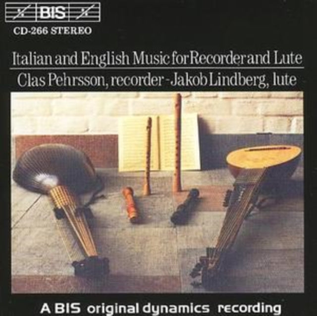 Italian and English Music for Recorder and Lute (Pehrsson)