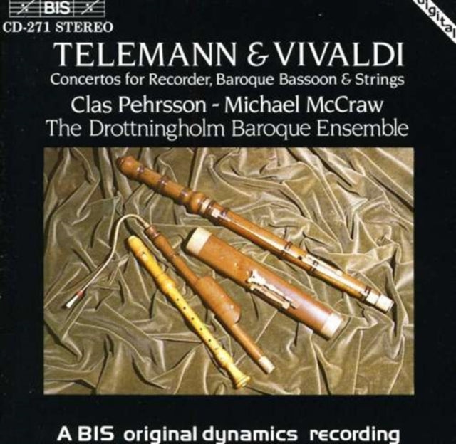 Recorder Concertos (Drottningholms Barockensemble, Mccraw)