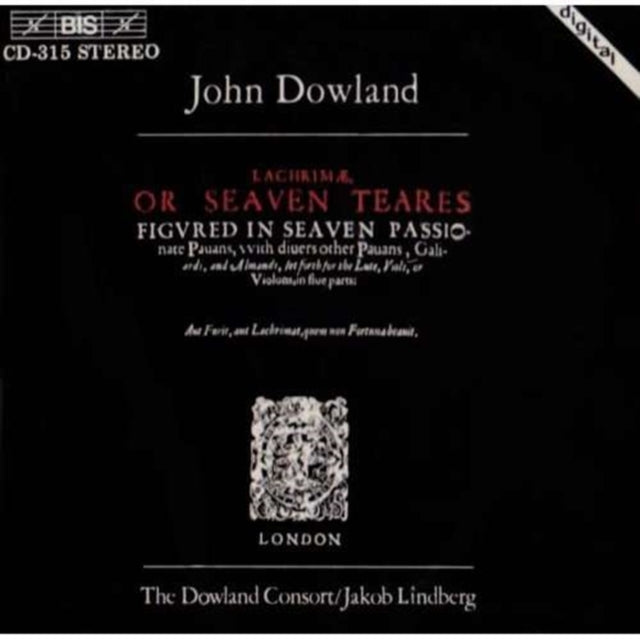 Lacrimae, Or Seven Teares (Lindberg, Dowland Consort)