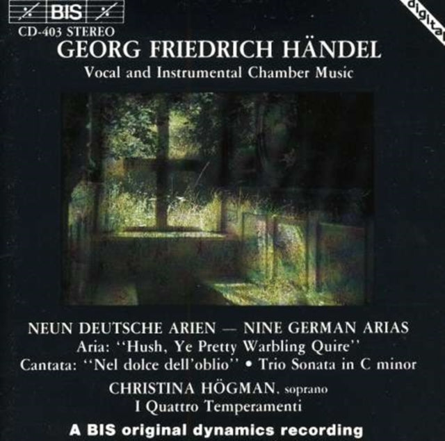 Nine German Arias (I Quattro Temperamenti, Bergman, Hogman)