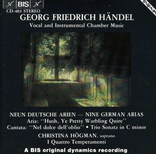 Nine German Arias (I Quattro Temperamenti, Bergman, Hogman)