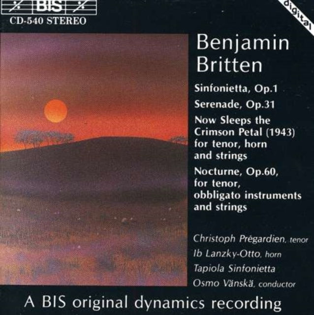 Sinfonietta Op. 1 (Vanska, Tapiola Sinfonietta, Pregardien)