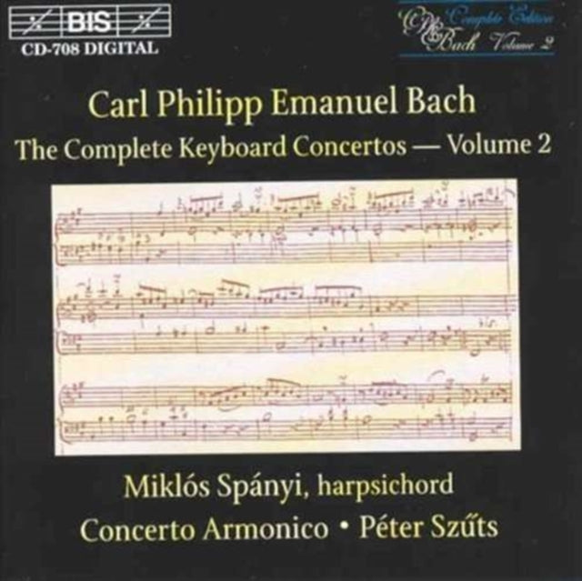 Cpe Bach/complete Keyboard Ctos - 2