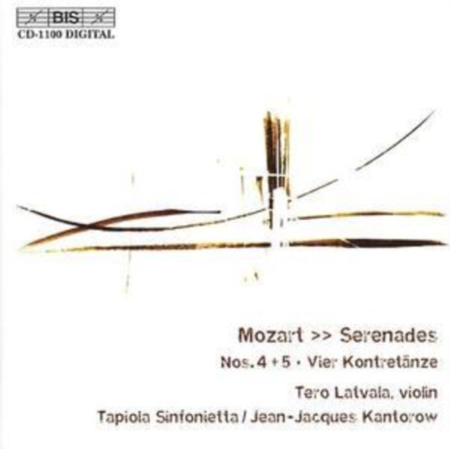 Serenades Nos. 4 and 5, Vier Kontretanze (Kantorow, Latvala)