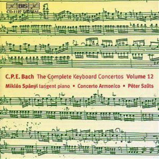 Complete Keyboard Concertos Vol. 12, The (Szuts)