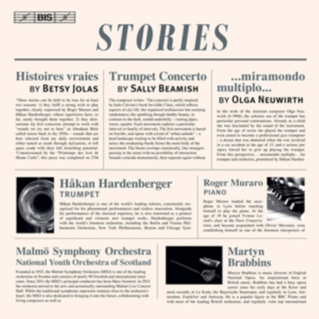 Stories: Betsy Jolas: Histoires Vraies/Sally Beamish: Trumpet...