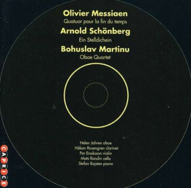 Schonberg/martinu/messiaen [swedish Import]