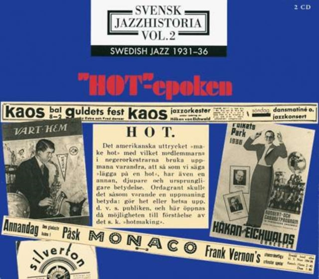 Swedish Jazz History Vol. 2 1931 - 36 [swedish Import]