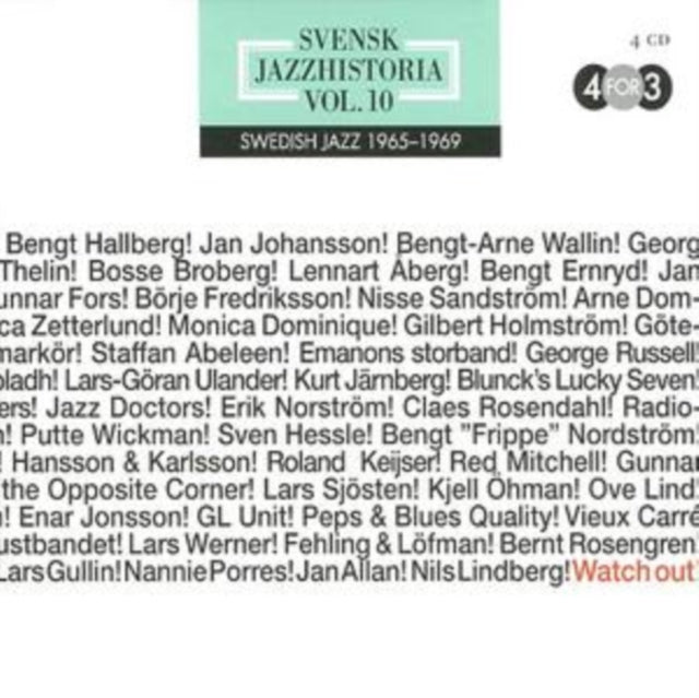Swedish Jazz History Vol. 10 1965 - 69