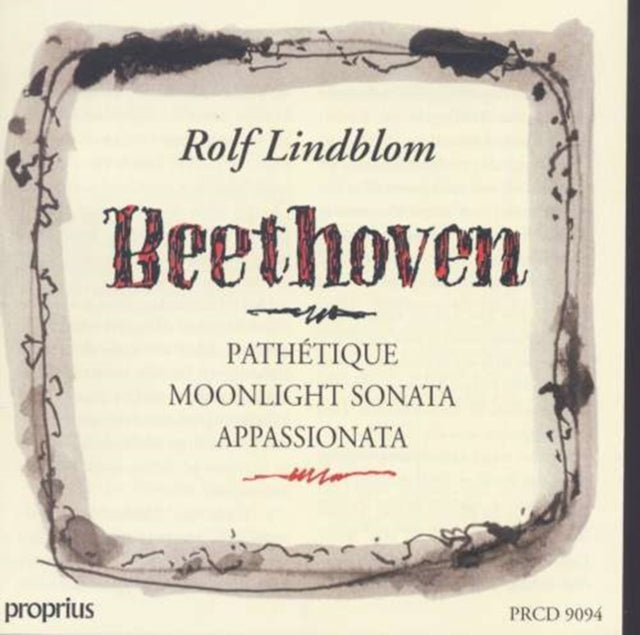 Pathetique, Manskenssonaten, Appassionata (Lindblom)