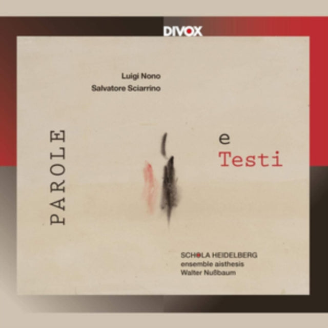 Luigi Nono/Salvatore Sciarrino: Parole E Testi