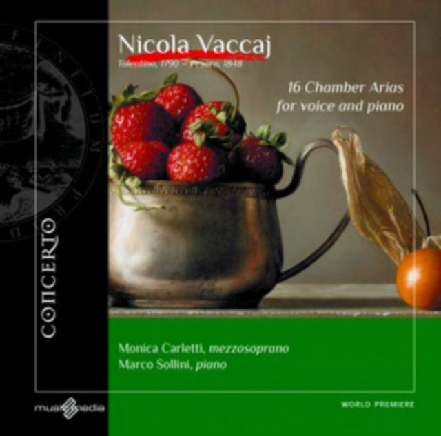 Nicola Vaccaj: 16 Chamber Arias for Voice and Piano