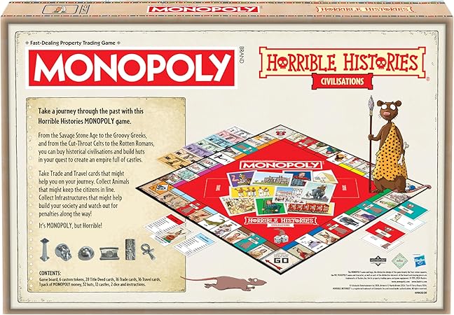 Horrible Histories Ancient Civilisations Monopoly