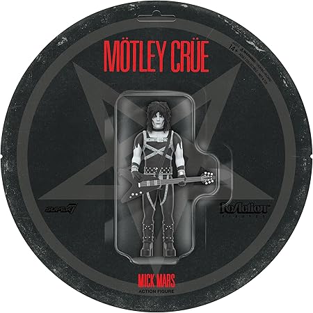Motley Crue Reaction Figures Wave 02 - Mick Mars (Shout At The Devil - Black & White)