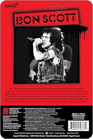 Bon Scott Reaction Figures Wave 01 - Bon Scott