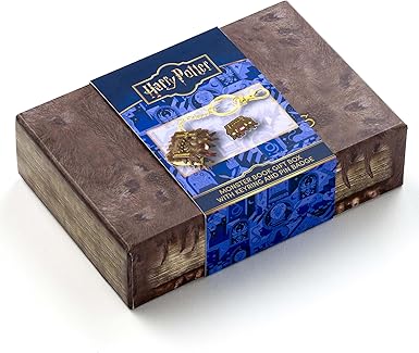 Harry Potter Monster Book Gift Box With Monster Book Keyring And Pin Badge