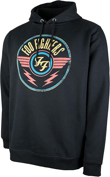 Foo Fighters Air Amplified Black XX-Large Hoodie Sweatshirt