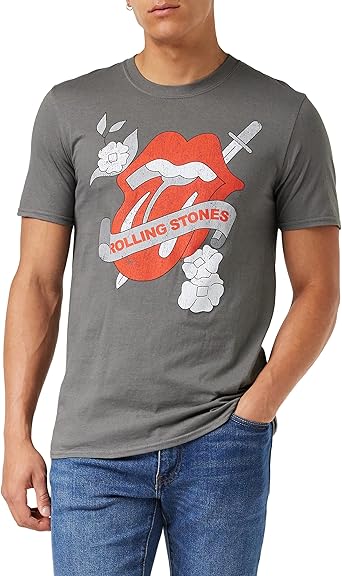 Rolling Stones - Tattoo You Amplified Vintage Charcoal X Large T Shirt