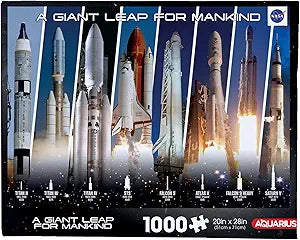 Nasa Rocket Grid 1000 Piece Jigsaw Puzzle