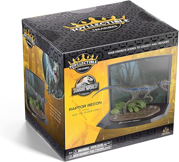 Jurassic Park Toyllectible Treasures - Velociraptor Blue