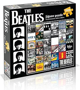 Beatles Album Collage 1000 Piece Jigsaw Puzzle