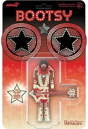 Bootsy Collins Reaction Figures Wave 03 - Bootsy Collins (Glow)
