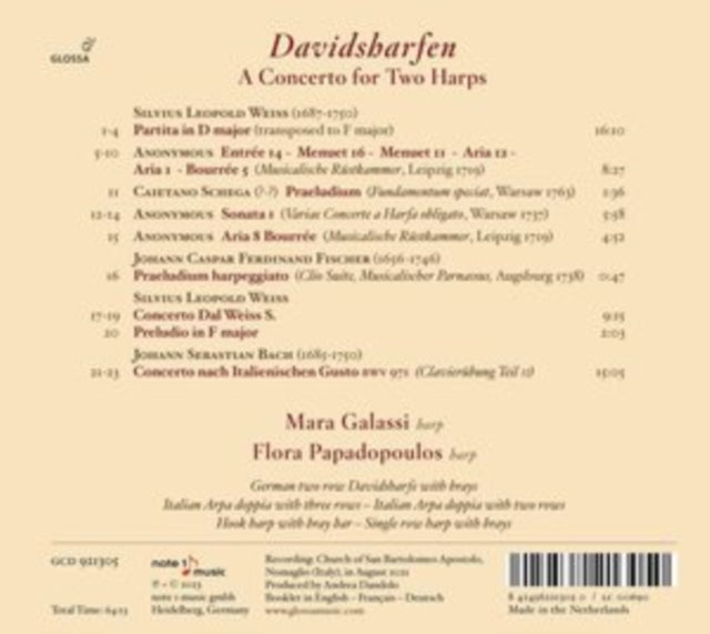 Mara Galassi/Flora Papadopoulos: Davidsharfen
