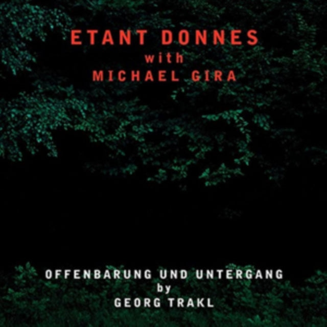 Offenbarung Und Untergang By Georg Trakl