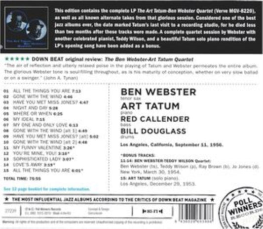 The Ben Webster Art Tatum Quartet
