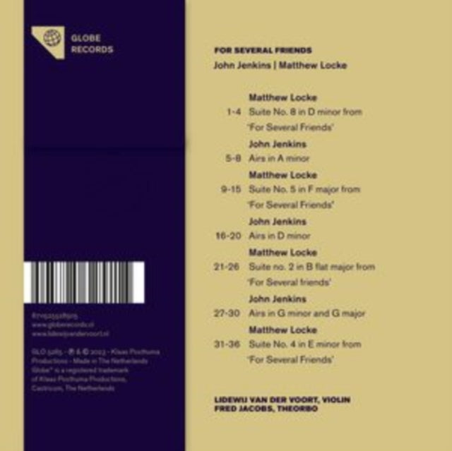 John Jenkins/Matthew Locke: For Several Friends
